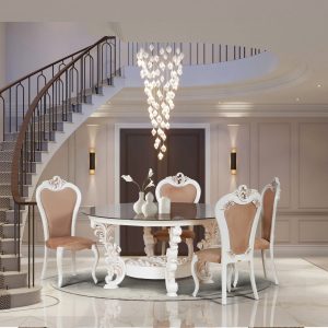 Star dining table | Star shell chair